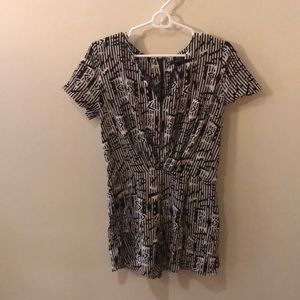 Patterned romper